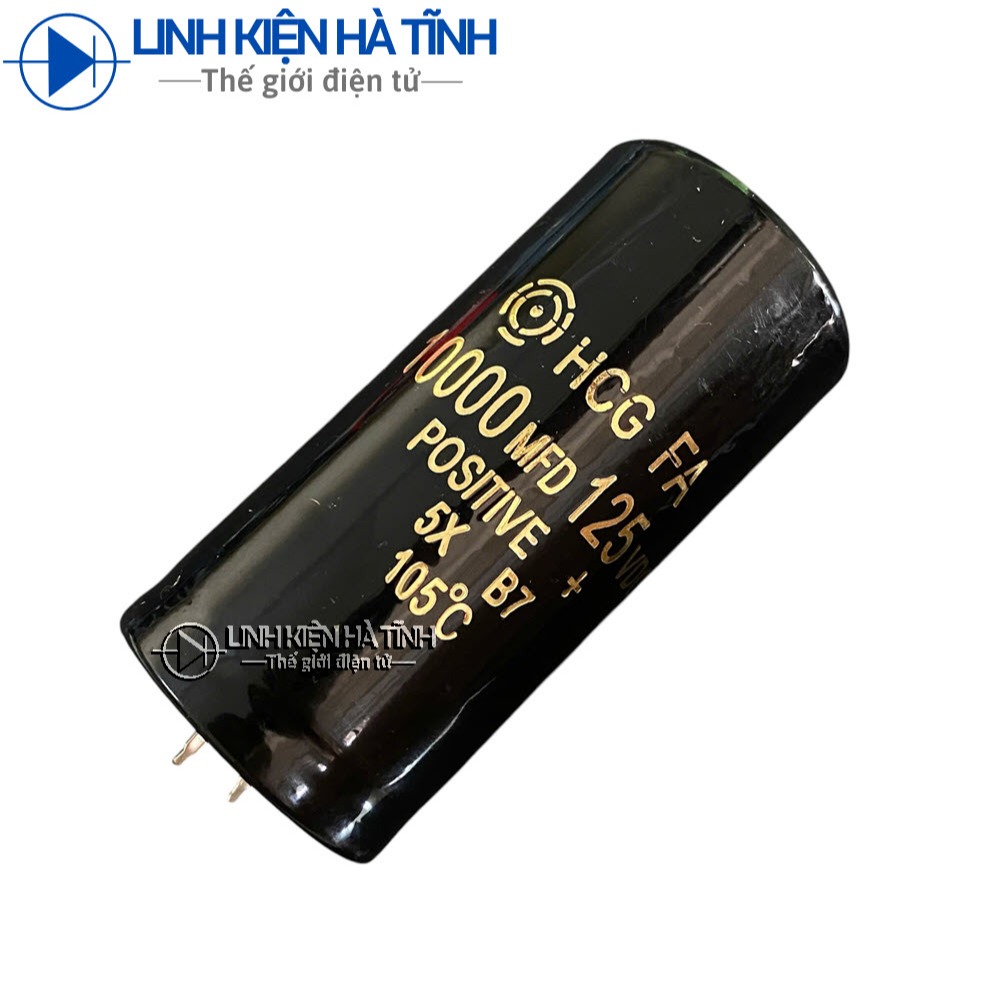 ใหม่ HCG FA 125V10000UF / 125V 10000uf / 10000uf 125v 10000MFD เครื่องขยายเสียง power capacitor เส้น