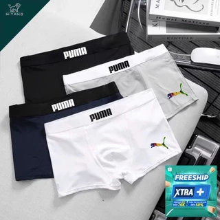 ชุดชั้นในชาย [COMBO 5C] กางเกงบ็อกเซอร์ผู้ชาย Pu cold elastic breathable ชุดยืด 4 ทิศทาง 5 สี