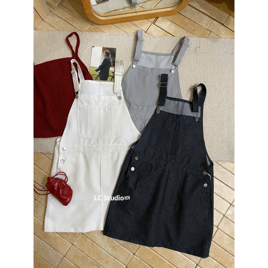 Bib Khaki Skirt N3.10 WM 1 กระเป๋าหน้าใหญ่ 8822 xonxen 23ld