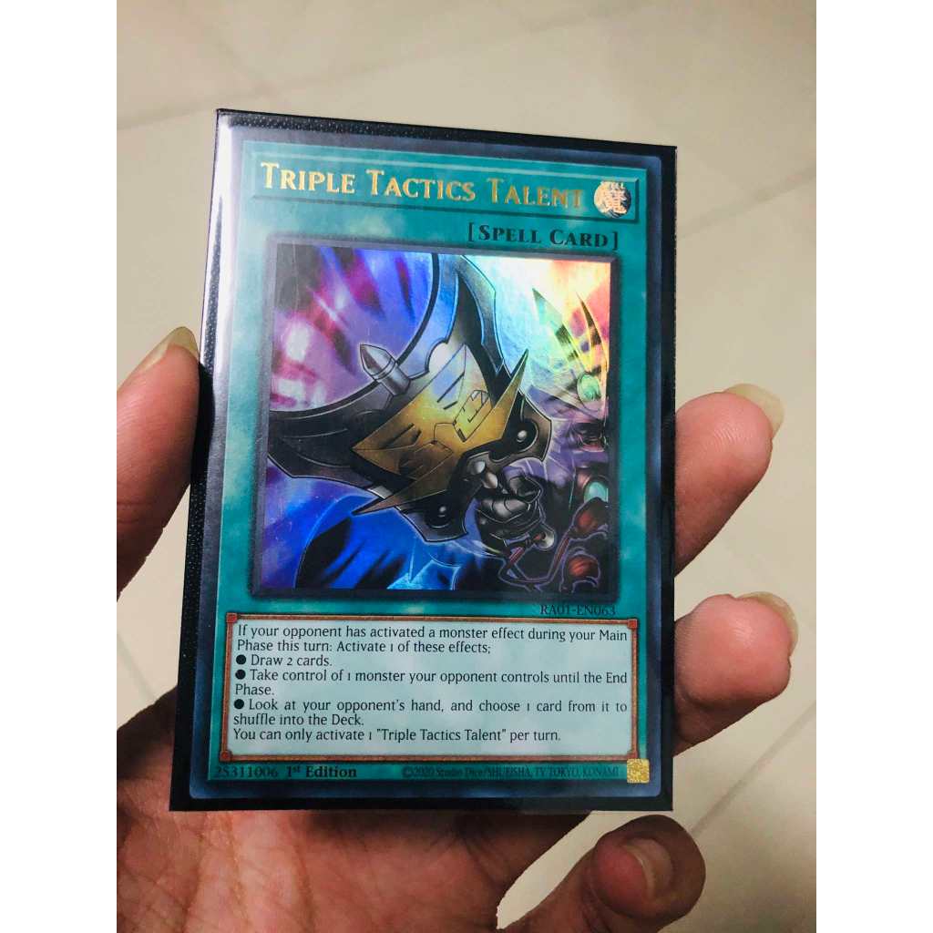 Yugioh Triple Tactics Talent Card - RA01-EN063 - Ultra Rare