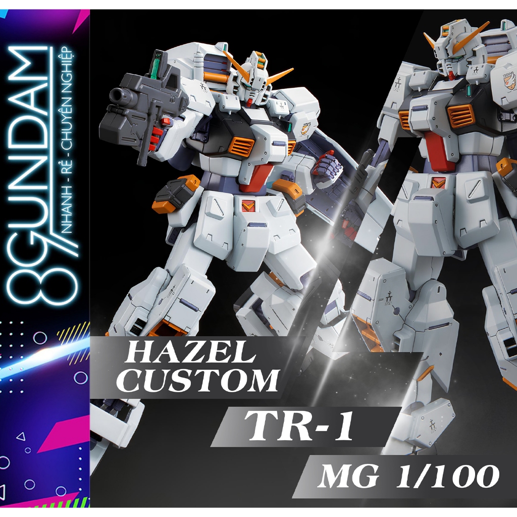 MG MZ001 TR-1 Hazel Custom Fighter Assembly Model (มีสติ๊กเกอร์น้ํา)
