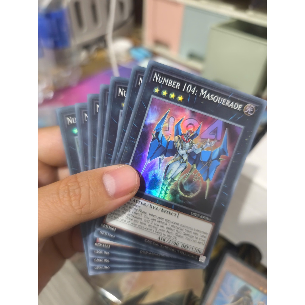 [Yugioh Funny Shop] การ์ด 1 ใบ OP27-EN010 - หมายเลข 104: สวมหน้ากาก