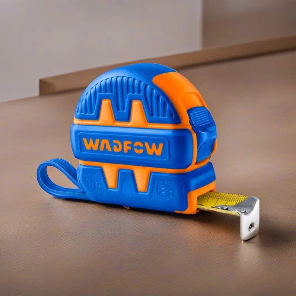 WADFOW WMT1210 WMT1220 3m-10m ไม้บรรทัดฐานสีเหลืองเมตริกและนิ้ววัดระบบ