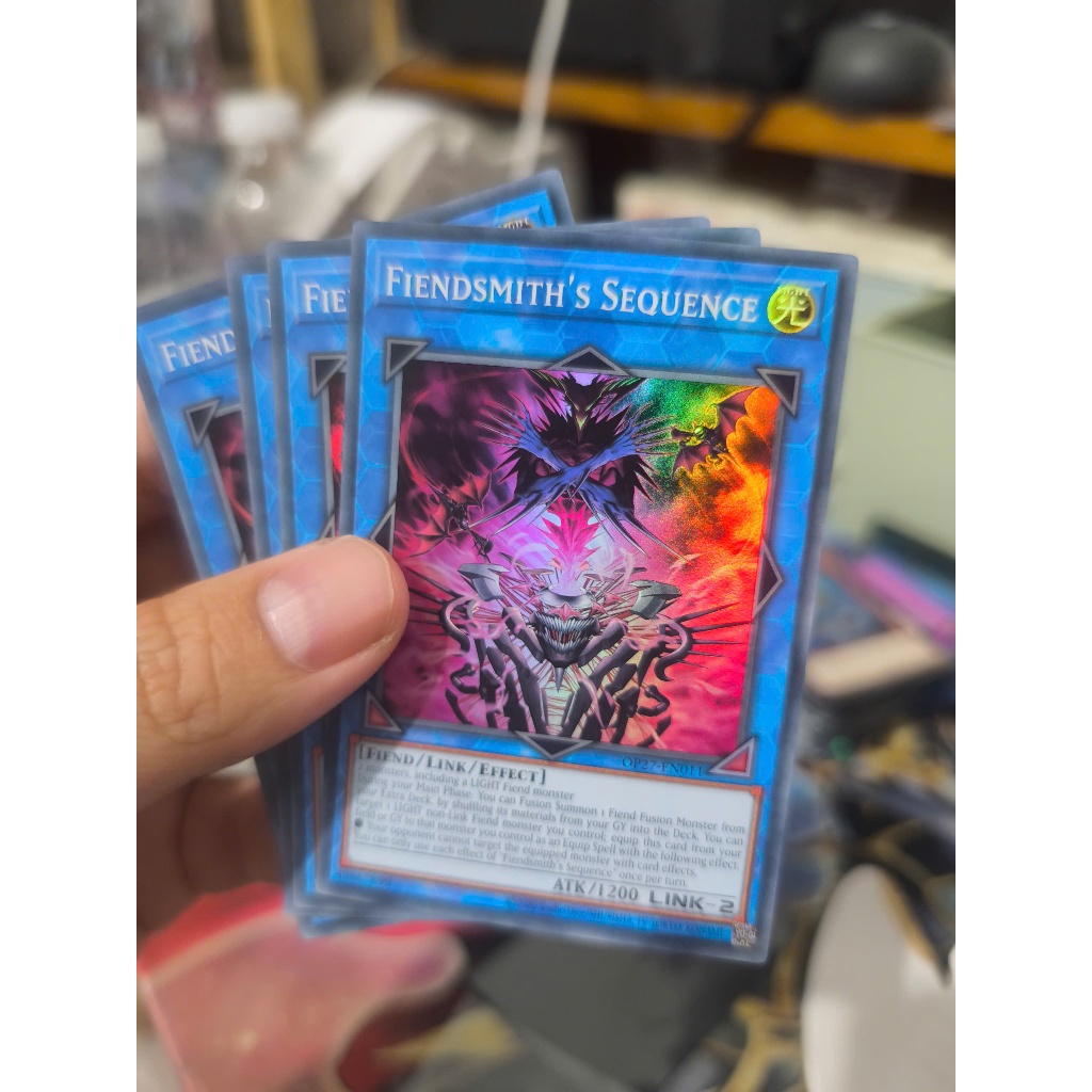 [Yugioh Funny Shop] 1 การ์ด Fiendsmith OP27-EN011 SUPER RARE