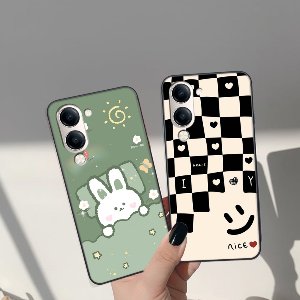 เคสสําหรับ Vivo Y04 (4G) / Y29S 5G พิมพ์ลาย Brown - Pink Bear, Be@rick Bear, CUTEสุดๆ, CUTE