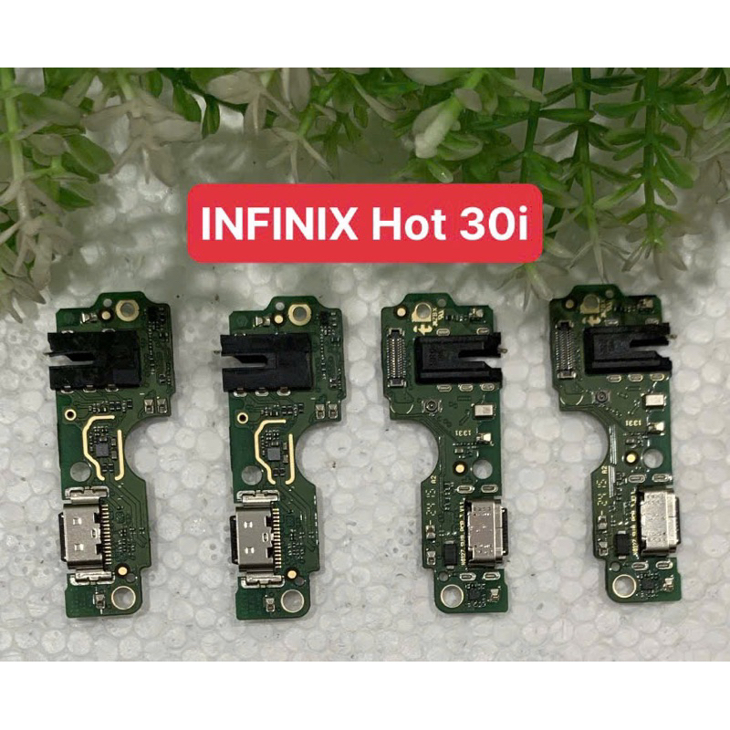 ชุดประกอบหางชาร์จ ไมโครโฟน หูฟัง Infinix Hot 30i, X669, X669C, X669D full IC