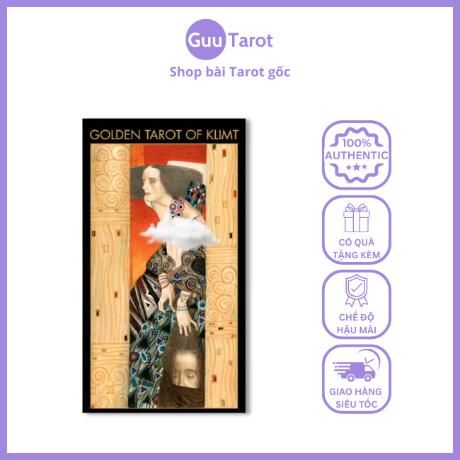 Golden Tarot of Klimt Deck (Guu Tarot Shop)