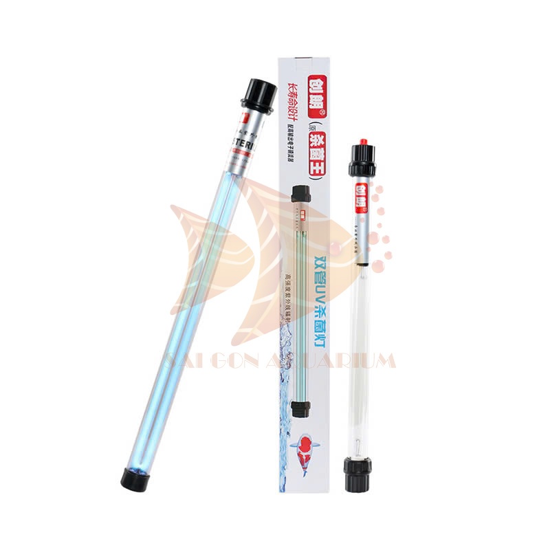 KING UV LIGHTS 5W, 9W, 11W, 20W, 30W, 40W, 60W, 100W - KILLS GROSS และ GREEN ALGAE สําหรับ KOI FISH 