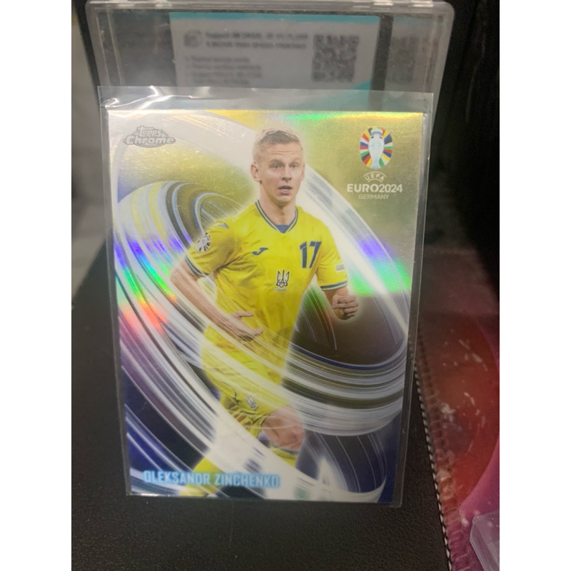 H757 Zinchenko ยูเครน Topps Euro 2024 การ์ดฟุตบอล