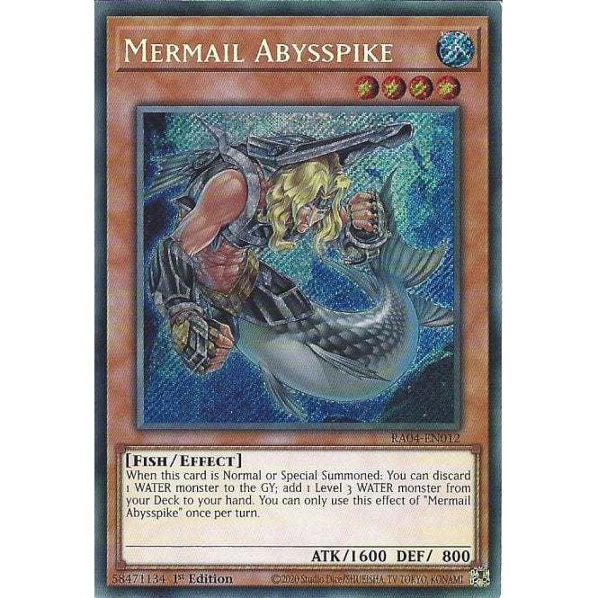 [KW2 Yugioh] [EN-UK] การ์ด RA04-EN012 Mermail Abysspike