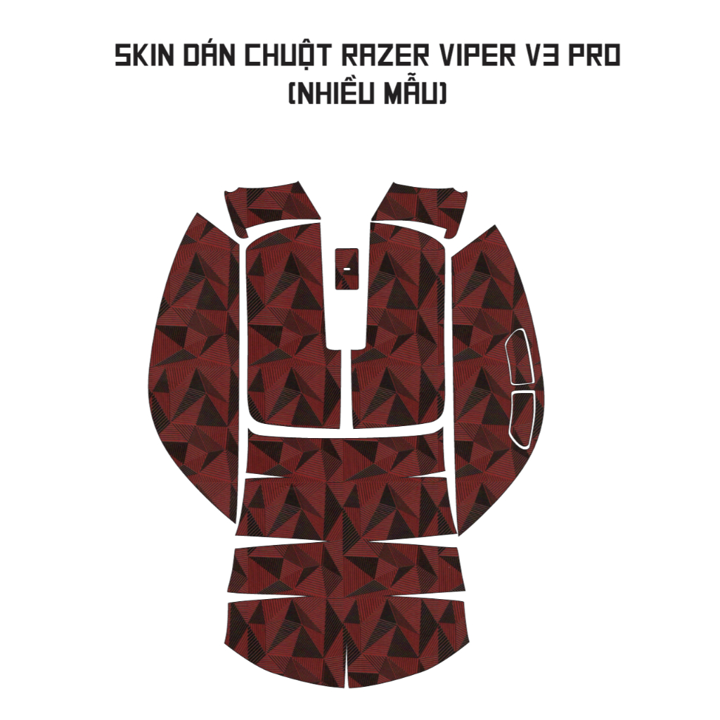 Razer Viper V3 Pro เมาส์นูน Skin (หลายรุ่น) | ฟิล์มกันรอย 3M | ขออัพออนแบบกําหนดเอง