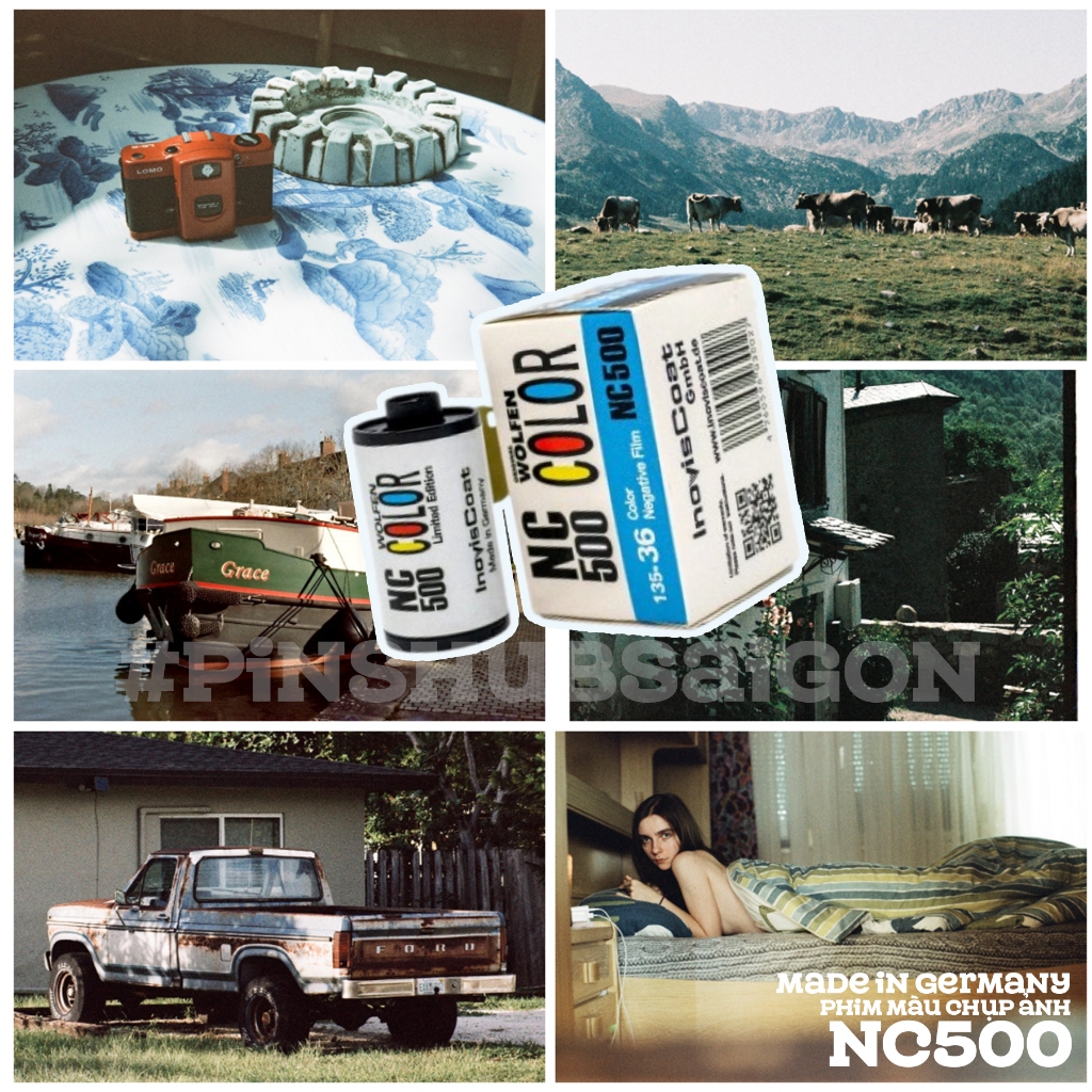 [HCMC EXPRESS] DATE 2027 Wolfen NC500 ISO 400 Color Film Roll - ฟิล์ม 35 มม. ของแท้จากเยอรมัน 36 รูป