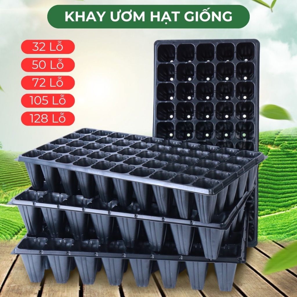 ถาดเพาะชําเมล็ดพันธุ์ หลายขนาด ทนความร้อน ทนทาน นํากลับมาใช้ใหม่ได้หลายครั้ง