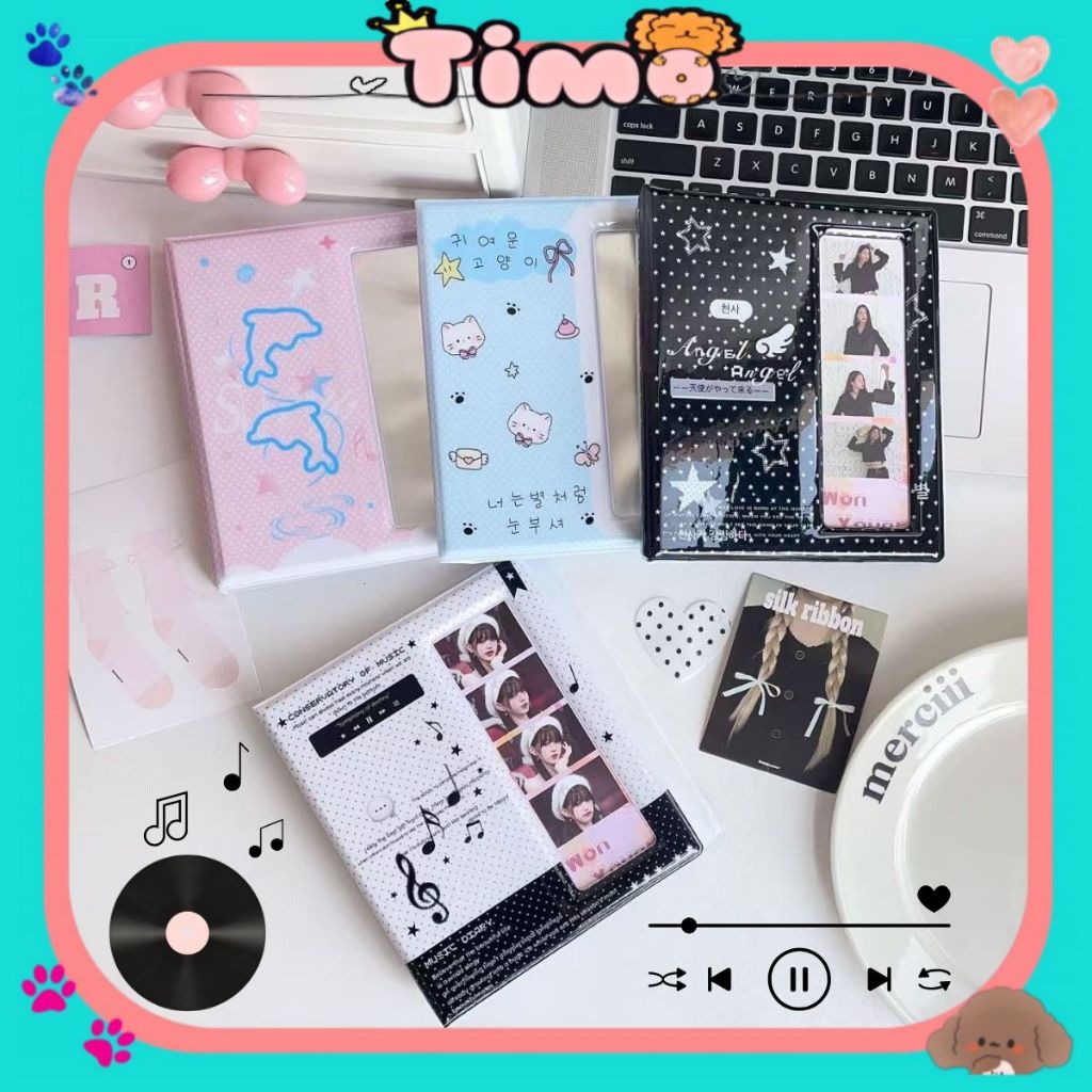 Photobooth อัลบั้ม Photostrip Card Long Collect Book Unique Timo VPBL31
