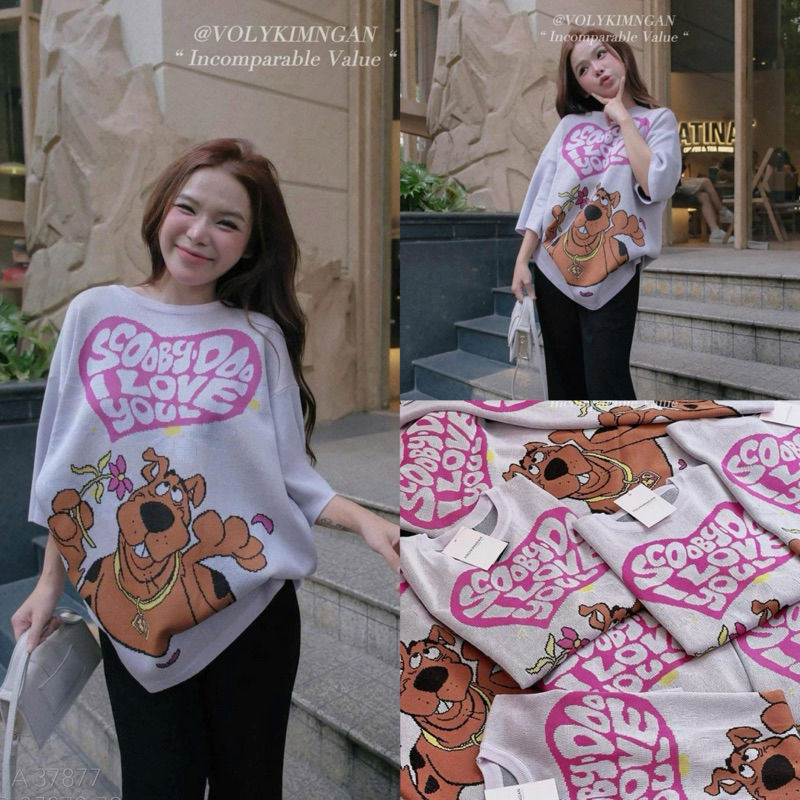 [ใหม่] PLOYPA SWEATSHIRT SCOOBY DOO LOVE รุ่นใหม่