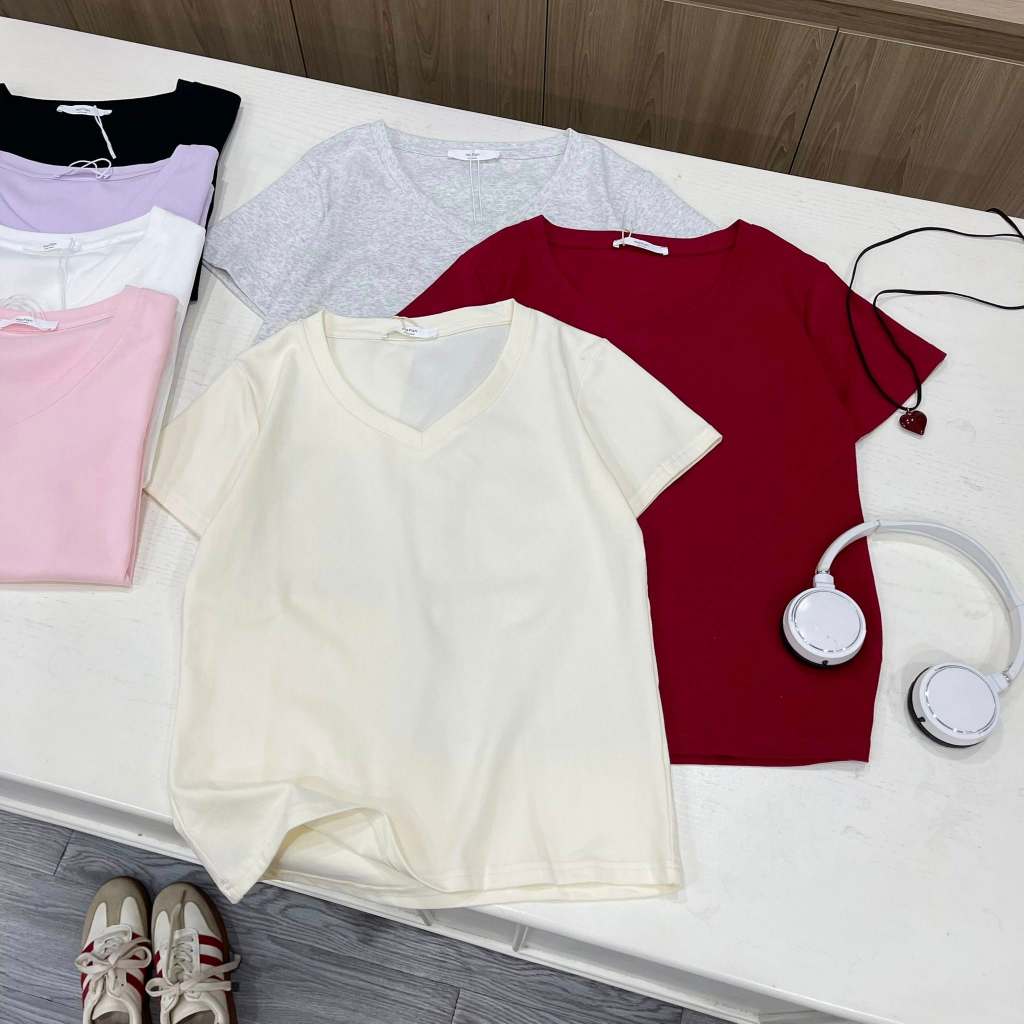 XONXENSHOP PCT เสื้อยืดคอเต่ากลางธรรมดา รหัส F002