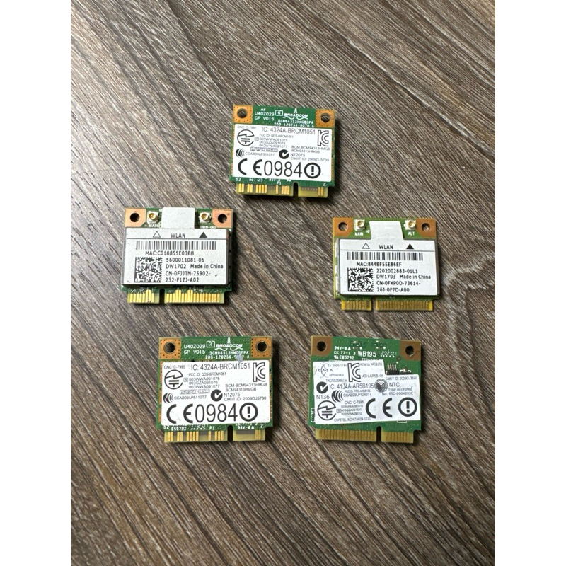 การ์ด wifi Dell N4050, 2420, 3420
