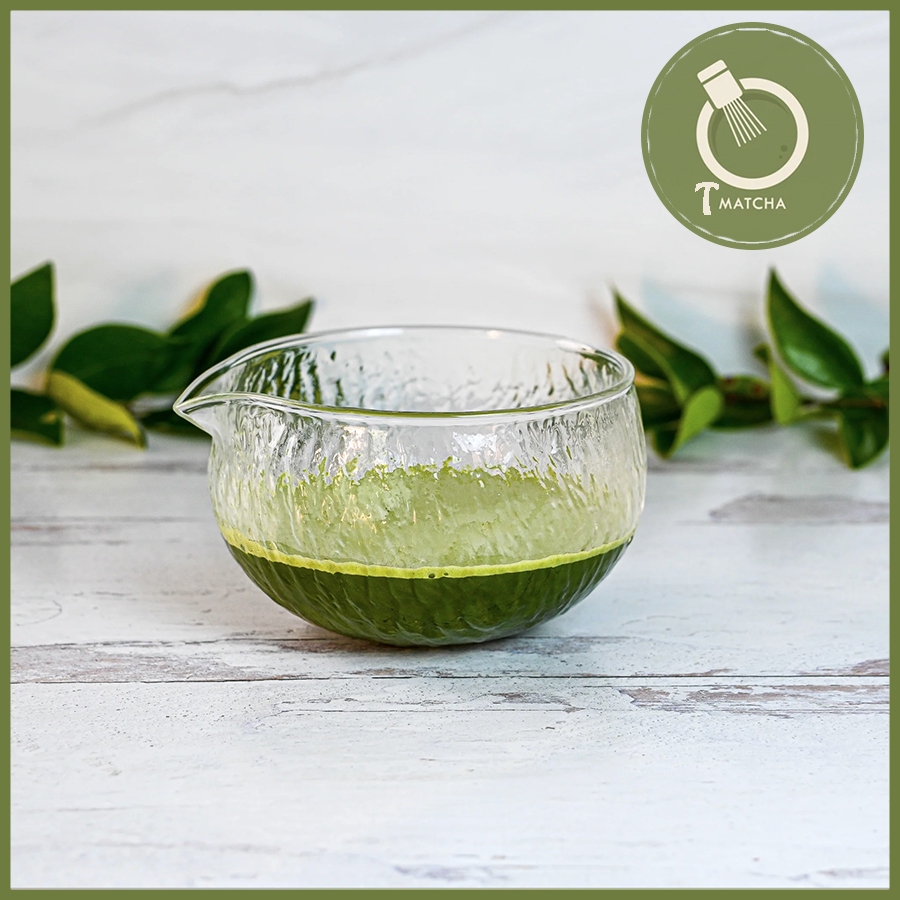 ชวัน ชามแก้วหยาบมัทฉะ 500ml (JJ-03)