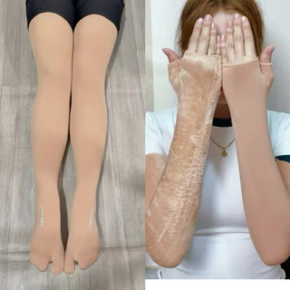 คอมโบ 1 ปลอก + ถุงเท้าต้นขา เบี้ยประกันภัย 65ซม 1 ชิ้น กันแดดซุปเปอร์ไวท์