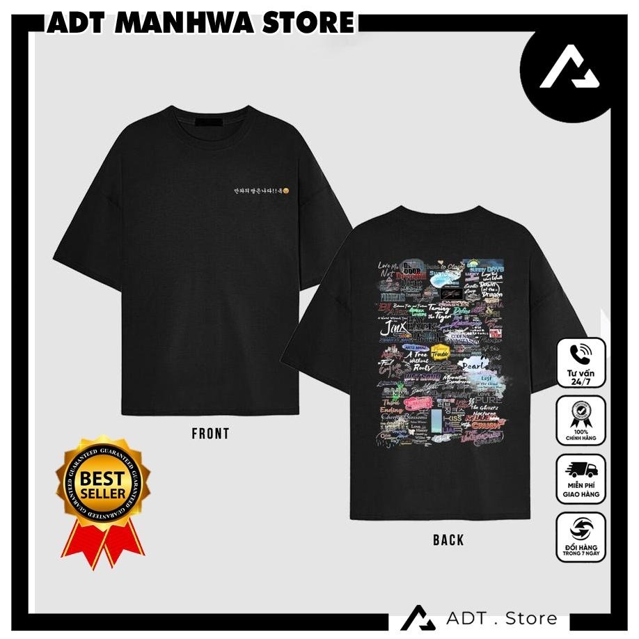 PASSION Star Taeui และ Ilay WEBTOON เสื้อยืด SABBATH CREW โดย WOOIN JOKER GANK MANHWA