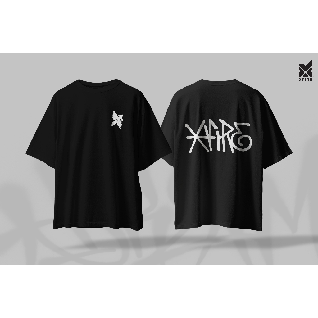 XFIRE OVERSIZED แท็กปีกเสื้อยืด