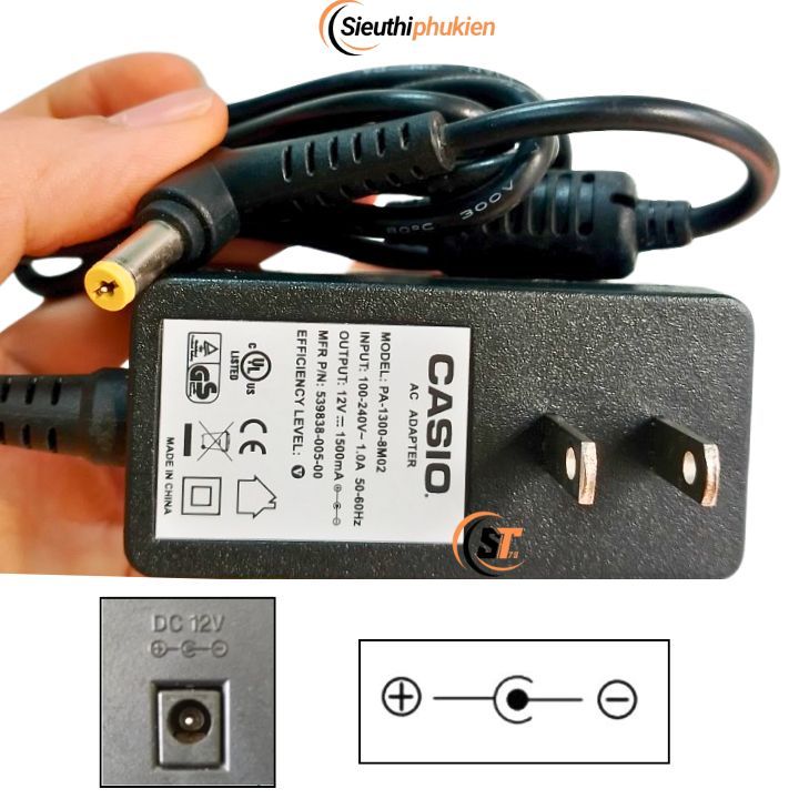 อะแดปเตอร์ไฟ 12V สําหรับ Casio PX-500 PX-500L PX-555 PX-555R PX-575 PX-575R