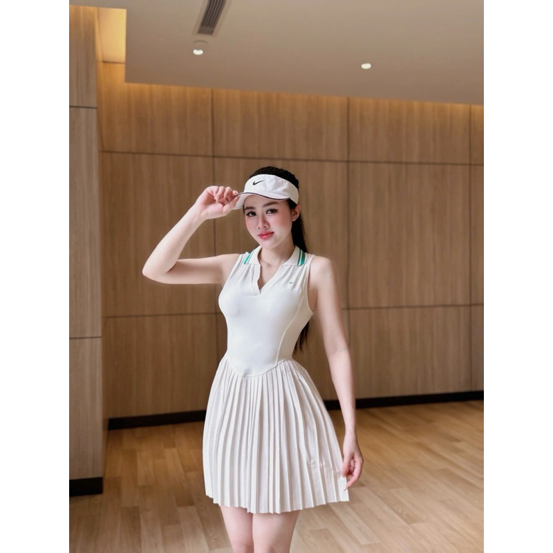 COSLEAF ของแท้ Pickleball, Tennis, Golf Jumpsuit Set หนาและยืด