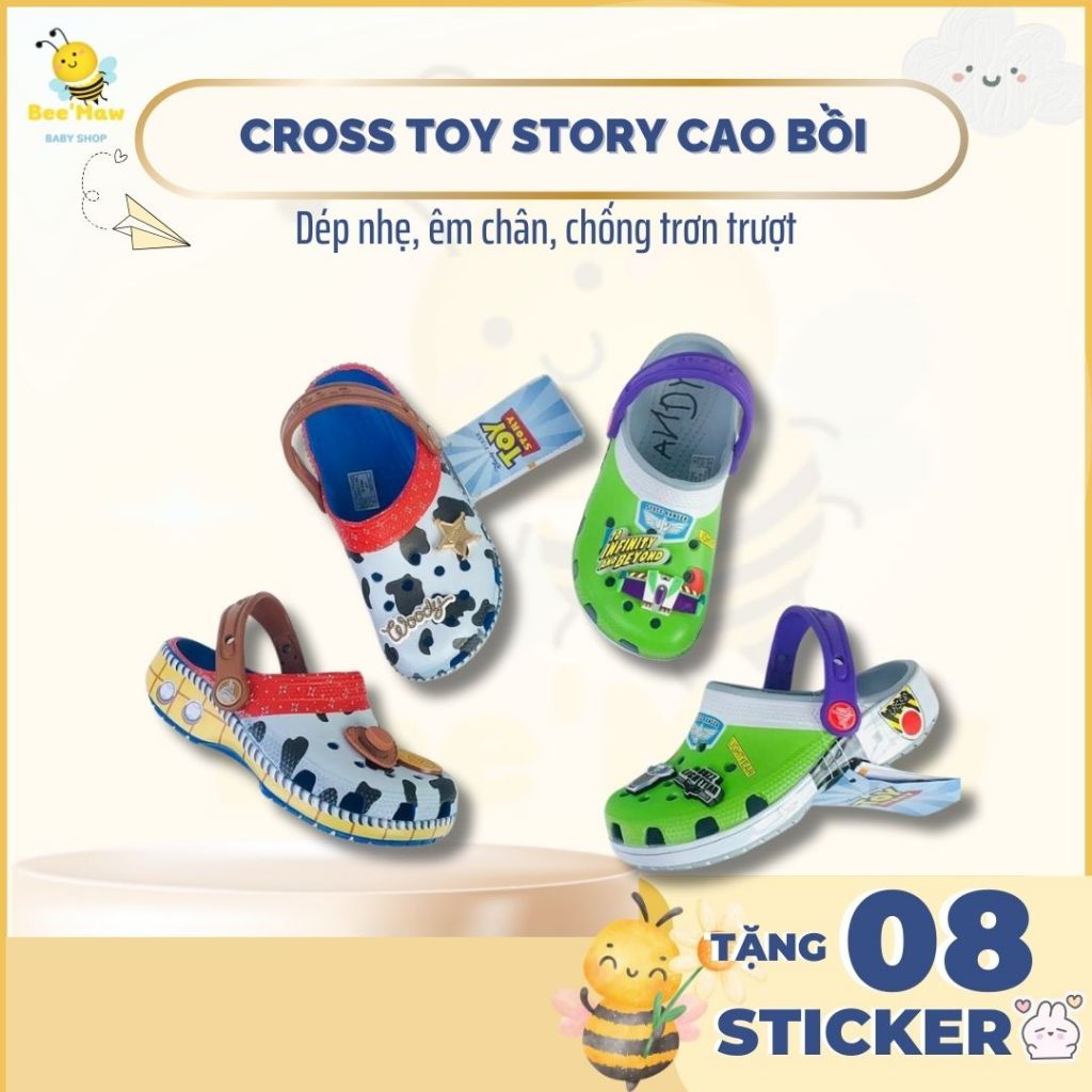 รองเท้าแตะเด็ก Cross, รองเท้าแตะ Cross Toy Story Woody สําหรับเด็กทารก