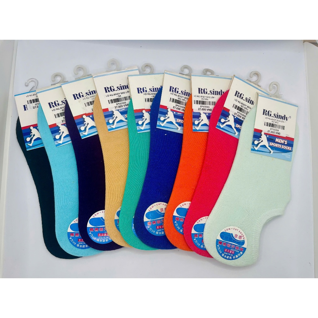SINDV SOCKS/SOCKS WITH HIGH QUALITY SLIM COLLAR, STRETCH COTTON, SEAT ABSORBENT, BREATHABLE-(0934)