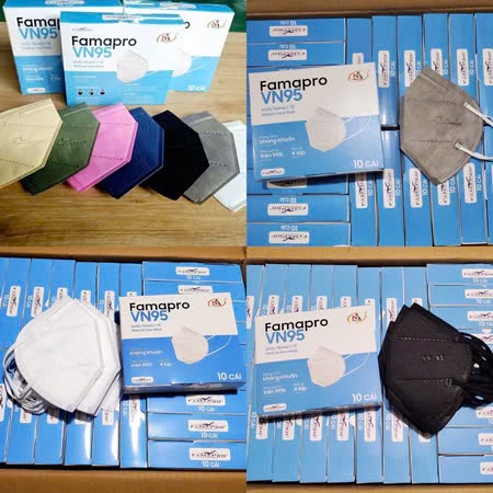 [ Express 2H ] หน้ากาก N95 VN95 ผู้ชาย Famapro มีให้เลือก 5 สี