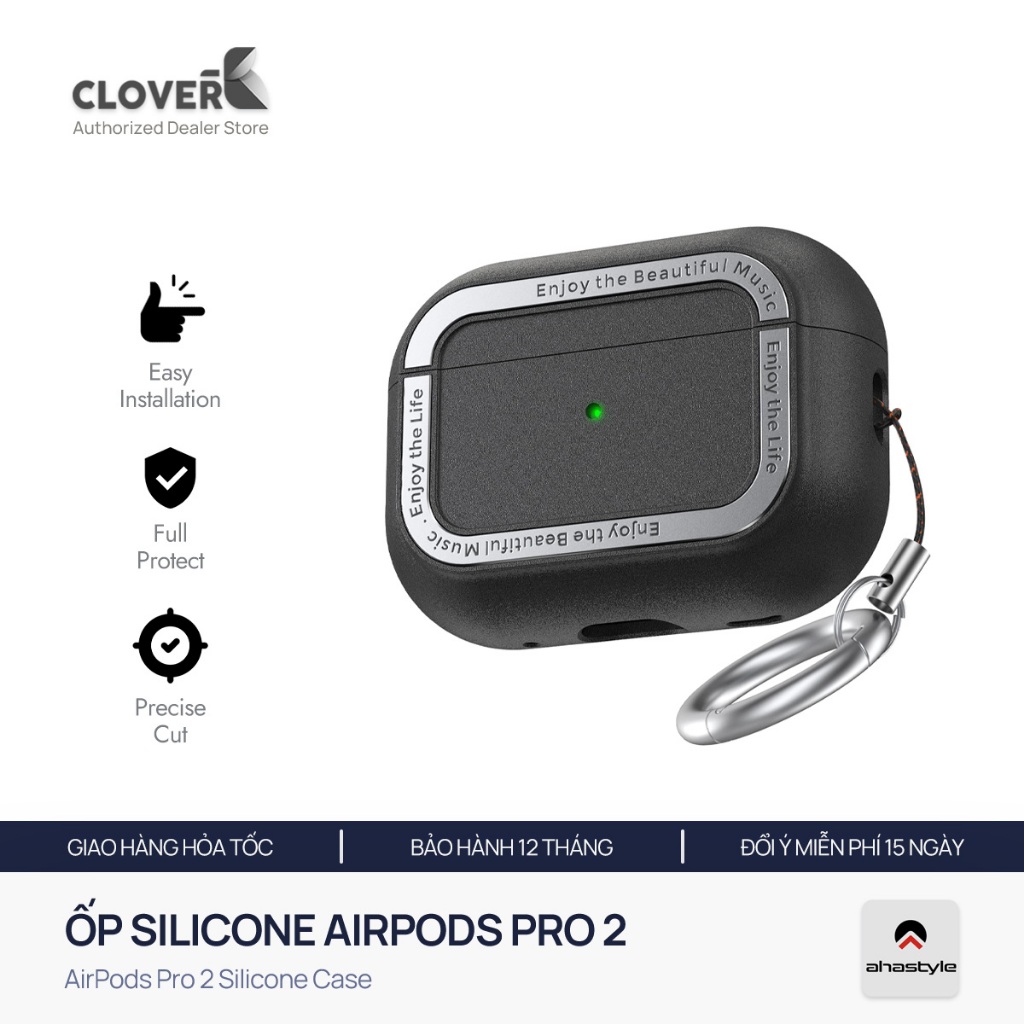 เคสหูฟังกันกระแทก Ahastyle TPU – เข้ากันได้กับ AirPods Pro 1/2/3