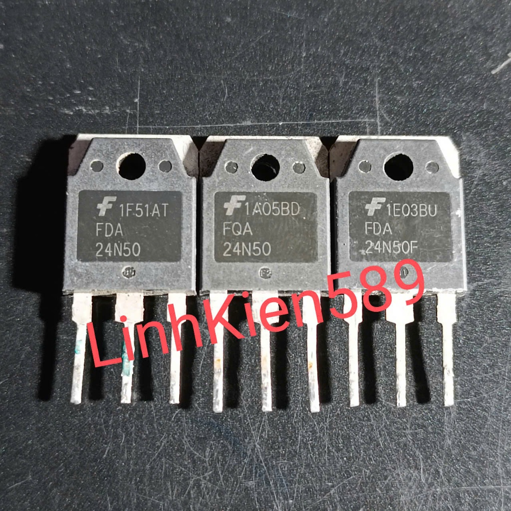 5 ชิ้น Mosfet FQA24N50 24N50 FDA24N50 FDA24N50F N ช่อง N-CH TO-3P 24A 500V 290W ถอดชิ้นส่วน