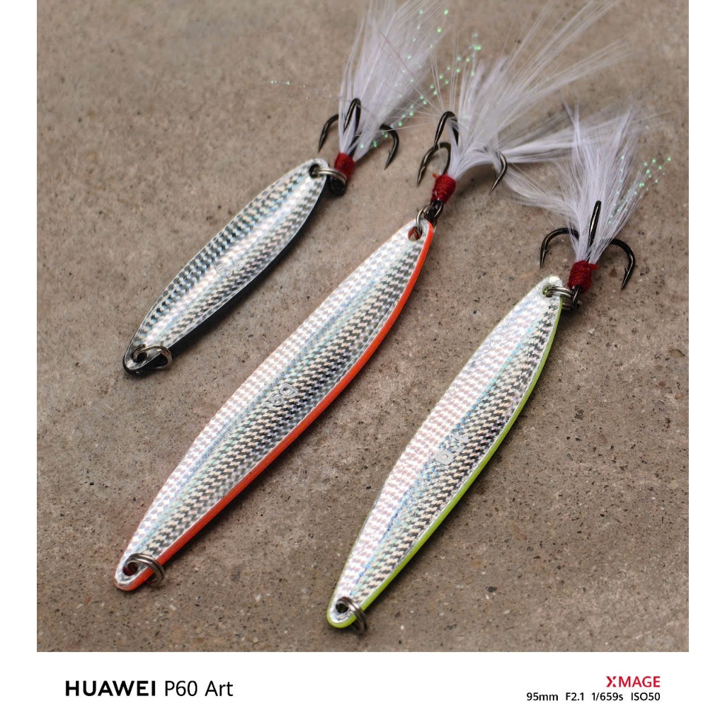 [Lure Spoon Lure] เหยื่อช้อนร่อนสําหรับตกปลาสตรีมปลาและคูพ่นสี 3 มิติ