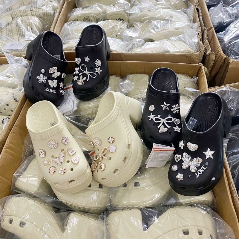ร้าน JDK_ Clog Unisex Siren High Sole Siren Clogs