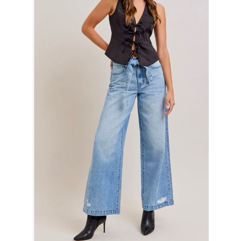 - (ไซส์ 28eo 78)(sz 31eo 86) Vnxk American กางเกงยีนส์ผู้หญิง surplus แท้ ไซส์ใหญ่ แบรนด์ซ่อน 789