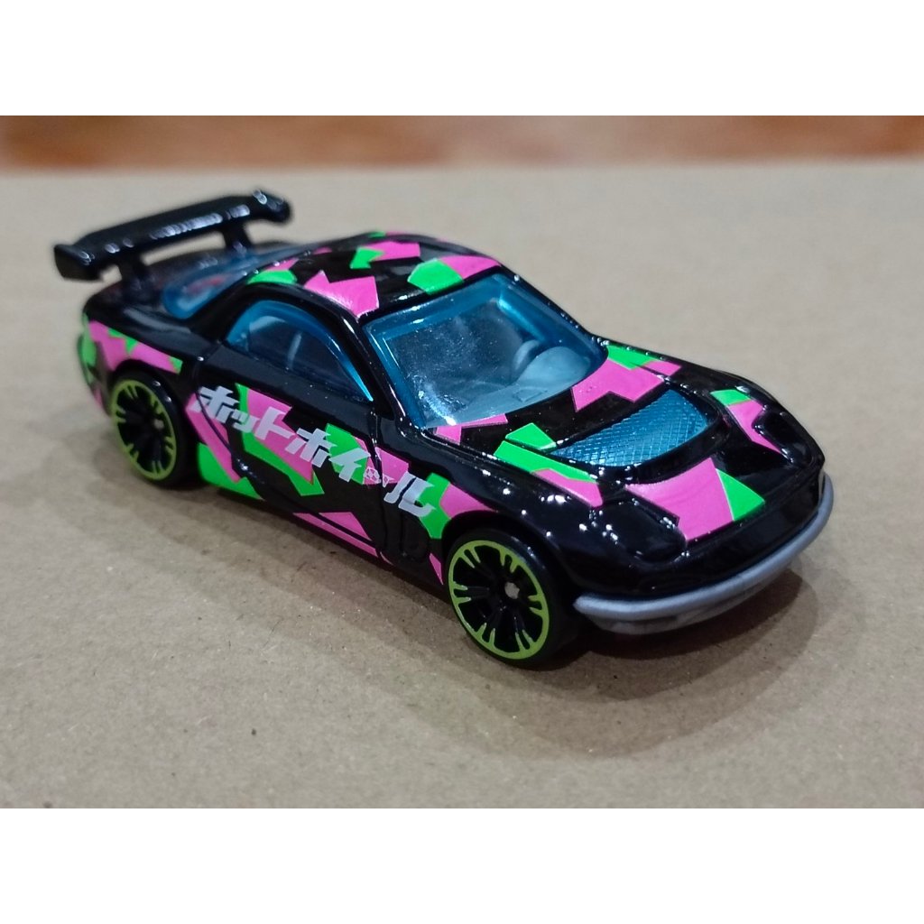 LOOSE Hot Wheels NEON SPEEDERS 95 Mazda RX-7 Drift รถโมเดล
