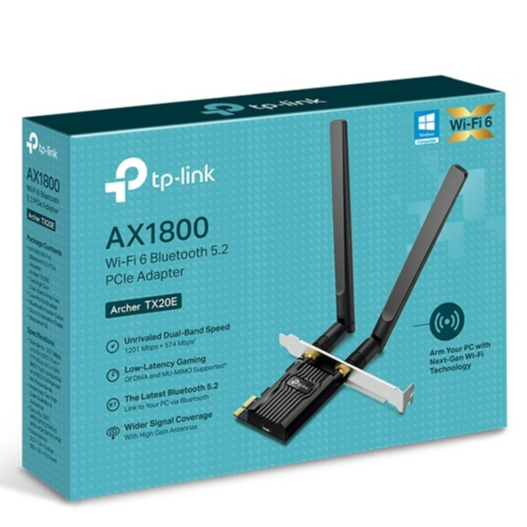 การ์ดเครือข่ายไร้สาย TP-Link Archer TX20E / TX55E PCIe - สินค้าของแท้