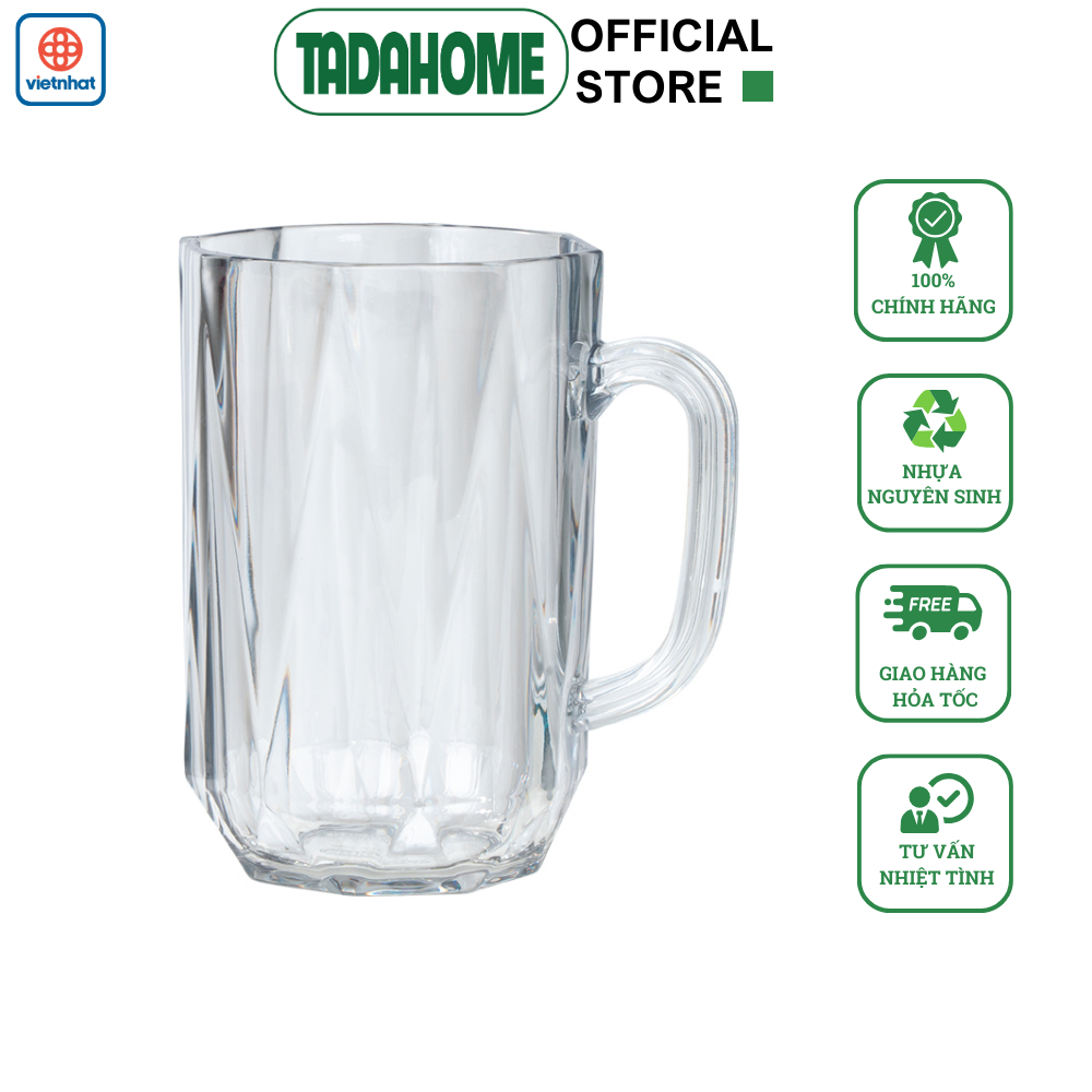 HOKORI 6389 VIETAMES JAPANESE Diamond Drinking Cup, Smoothie Beer Drinking Cup 460ml - TADAHOME