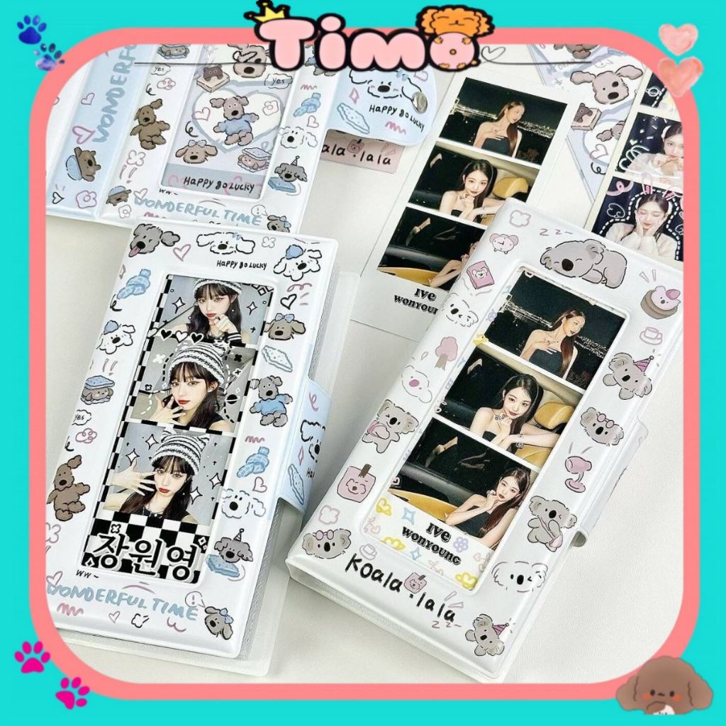 Photobooth Photo Album Long Photo Card Holder Collectbook Timo VPBL32