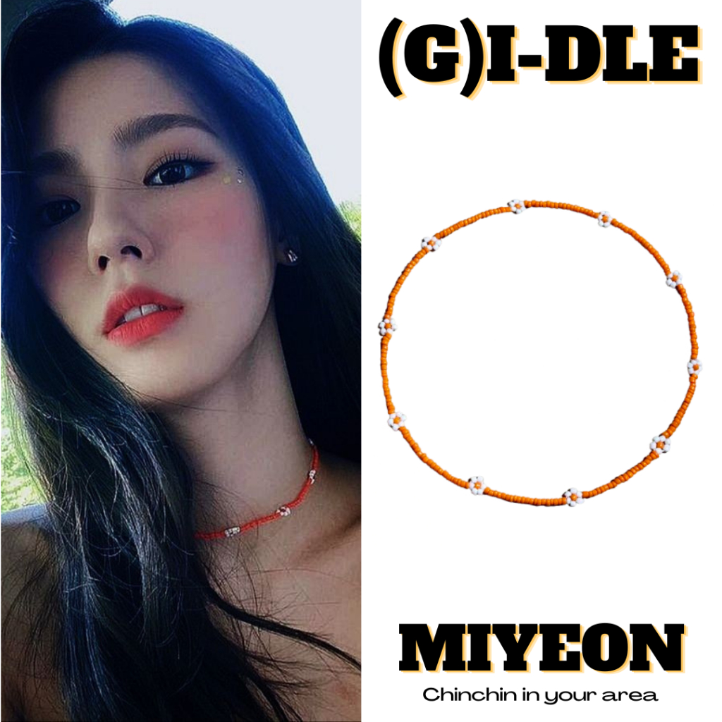 Miyeon I-dle สร้อยคอเดซี่โมเดนราคาถูก