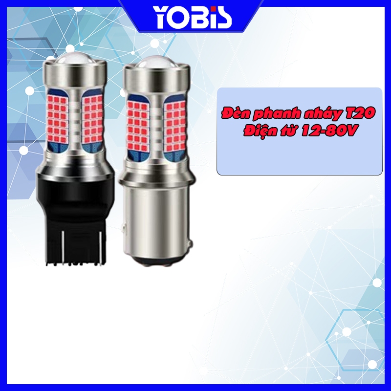 (12 - 80โวลต์) - 1 ชุด (2 หลอด) กระพริบและไม่กระพริบเบรก 1157, ที20 สําหรับรถยนต์และรถบรรทุก