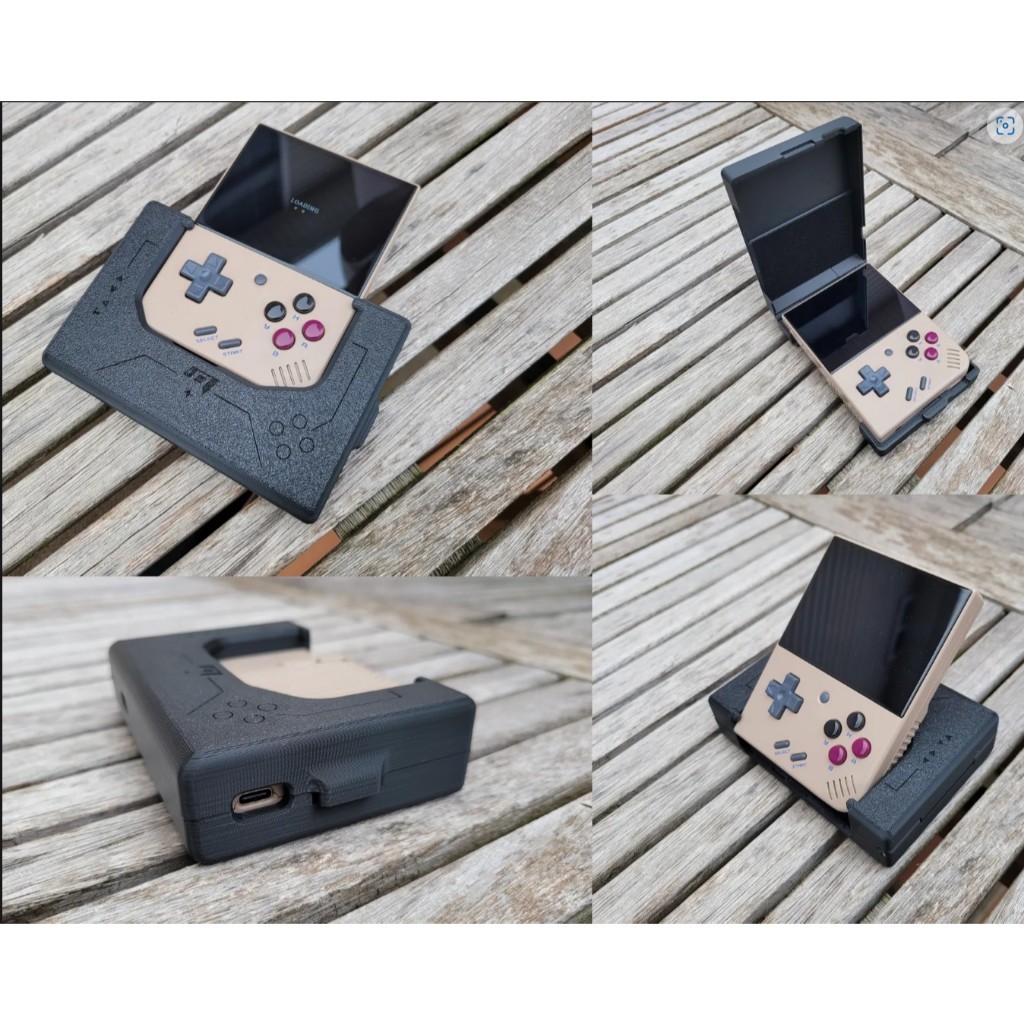 ชุดเคส 2IN1 สําหรับ Miyoo mini Plus และ Miyoo mini พร้อมการพิมพ์สีและแกะสลักชื่อการพิมพ์ 3D