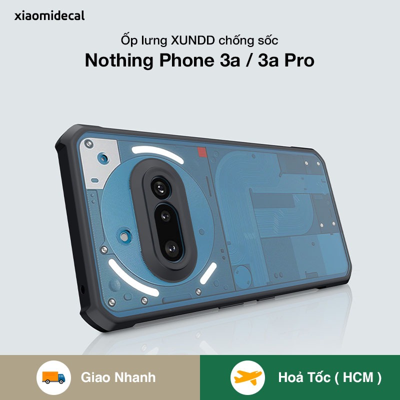เคส XUNDD Nothing Phone 3a / 3a Pro ด้านหลังด้านใน TPU กันกระแทก