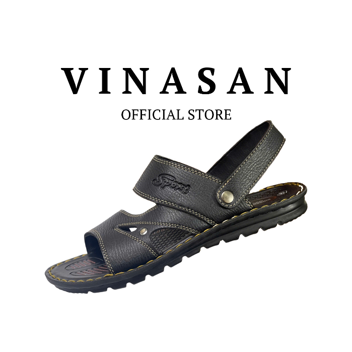 รองเท้าแตะผู้ชาย CCS21 สายหนัง PU Sole เหมาะสําหรับทํางานและออกไปข้างนอก