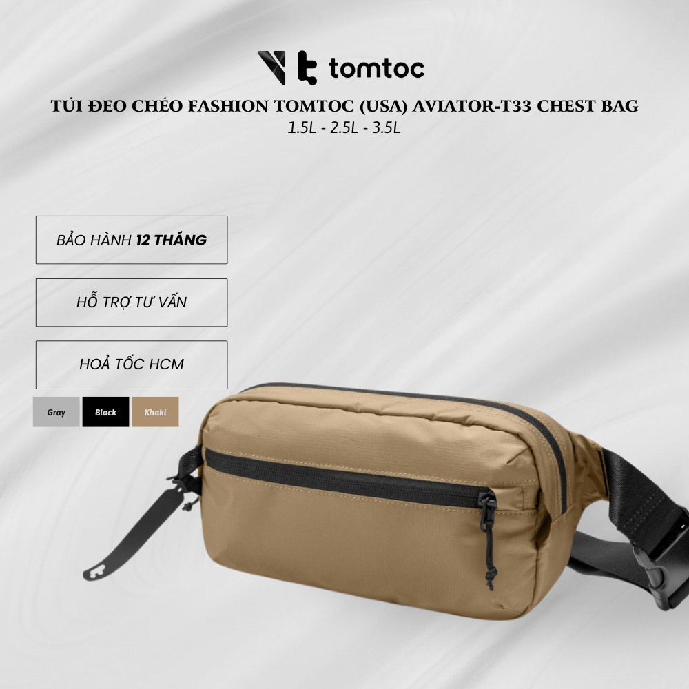 แฟชั่น Tomtoc (USA) Aviator-T33 Chest Bag T33