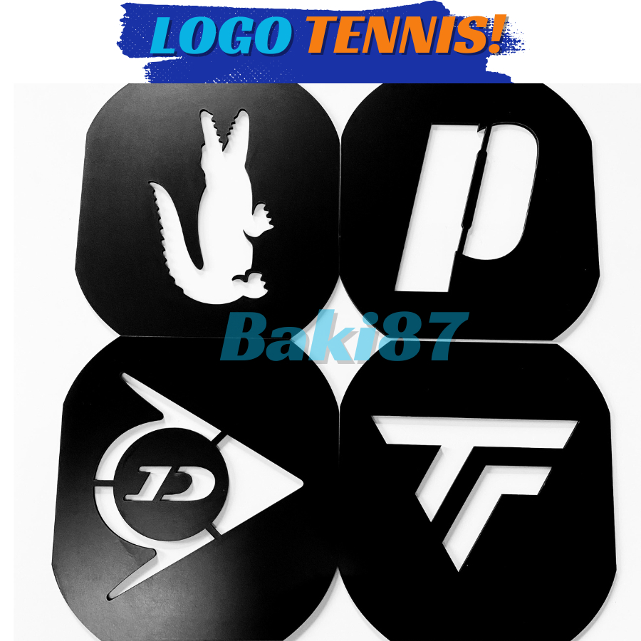สีพื้นผิวไม้เทนนิส Princee Tecnifebre Dunlop Lacote อุปกรณ์เสริมเทนนิสสร้างโลโก้ที่ไฮไลท์บุคลิกภาพขอ