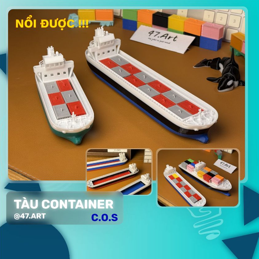 โมเดลเรือ COS [MHV – CAR/CAR/WATER] เป็นโครงการ โมเดลพอร์ตทะเล เรือตู้คอนเทนเนอร์ titanic