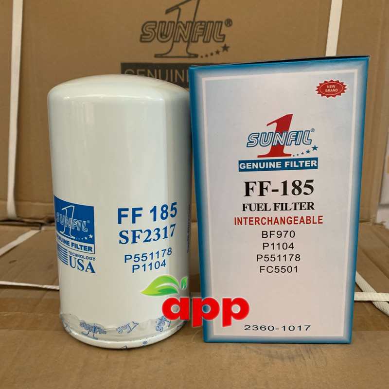 กรองน้ํามันเครื่อง FF185 / P557440 / 1P2299 KOMATSU PC300/ PC300-7 / 400-6