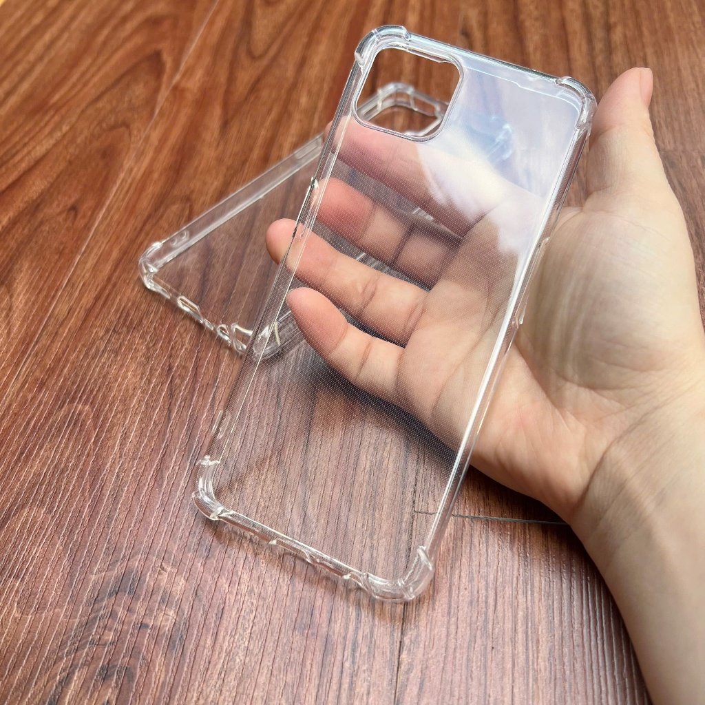 เคส OPPO A53 5G, A72 5G, A73 5G, ซิลิโคนใสและกันกระแทก 4 มุม