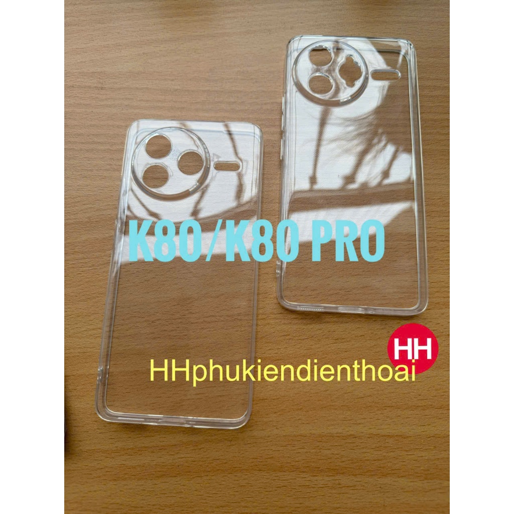 Xiaomi Redmi K80, K80 Pro GOR เคสยืดหยุ่นใส, ป้องกันกล้อง